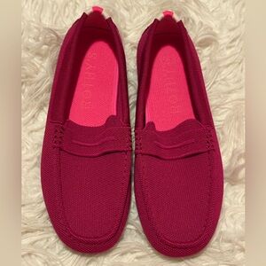 Rothy’s The Driver Loafers in Dragon Fruit Pink Size 8.5